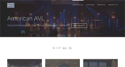 Desktop Screenshot of americanavl.com