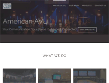 Tablet Screenshot of americanavl.com